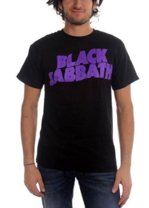 Men T-Shirt Black Sabbath Logo