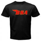 Men T-Shirt BSA Motorcycle Retro Classic Logo Men's Black T-Shirt Size S M L XL 2XL