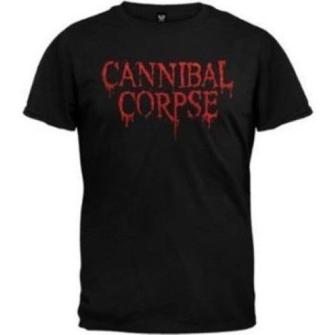 Men T-Shirt Cannibal Corpse Logo