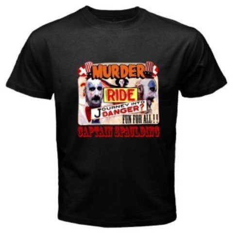 Men T-Shirt CAPTAIN SPAULDING The Devil's Reject Men's Black T-Shirt Size S to 3XL