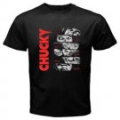 Men T-Shirt CHUCKY Horror Ghost Movie Men's Black T-Shirt Size S M L XL 2XL 3XL