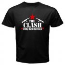 Men T-Shirt CLASH Rock The Casbah Punk Rock Band Legend Men's Black T-Shirt Size S-3XL
