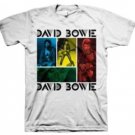 Men T-Shirt David Bowie Colored Squares