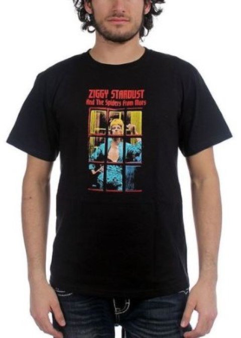 Men T-Shirt David Bowie Ziggy Phonebooth