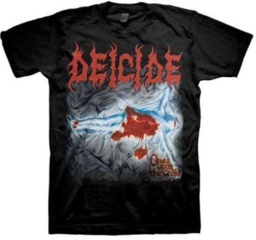 Men T-Shirt Deicide Once Upon The Cross