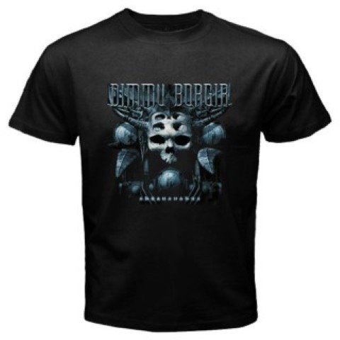 Men T-Shirt DIMMU BORGIR ABRAHADABRA Metal Rock Band Men's Black T-Shirt Siz