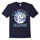 Men T-Shirt Disney Frozen Olaf Do You Want To Build A Snowman