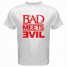 Men T-Shirt EMINEM Bad Meets Evil Rap Hip Hop Icon