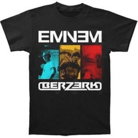 Men T-Shirt Eminem Berzerk Black