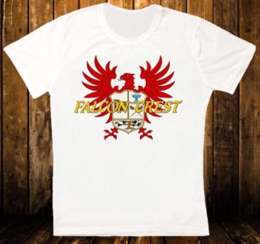 Men T-Shirt FALCON CREST 80s TV SERIES LOGO