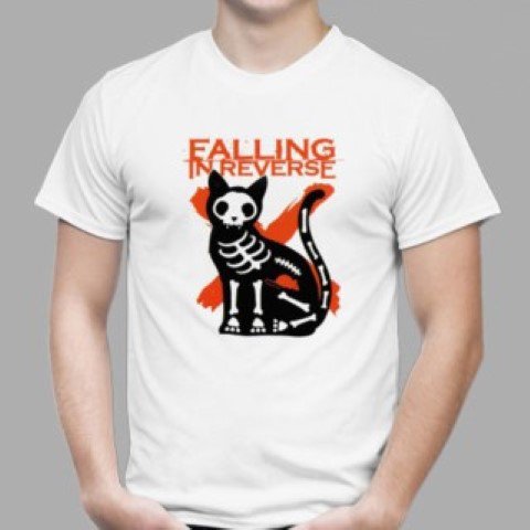 Men T-Shirt Falling In Reverse Metal Rock Band Logo