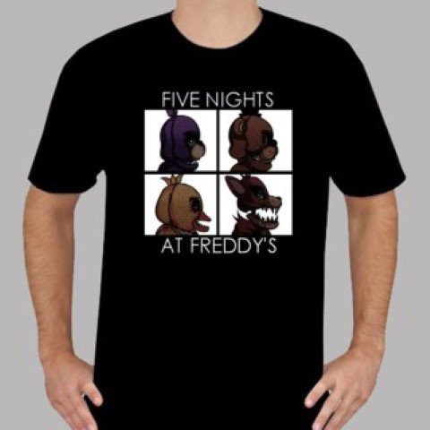 Men T-Shirt Five Nights At Freddy Video Game
