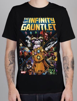 Men T-Shirt Thanos - The Infinity Gauntlet