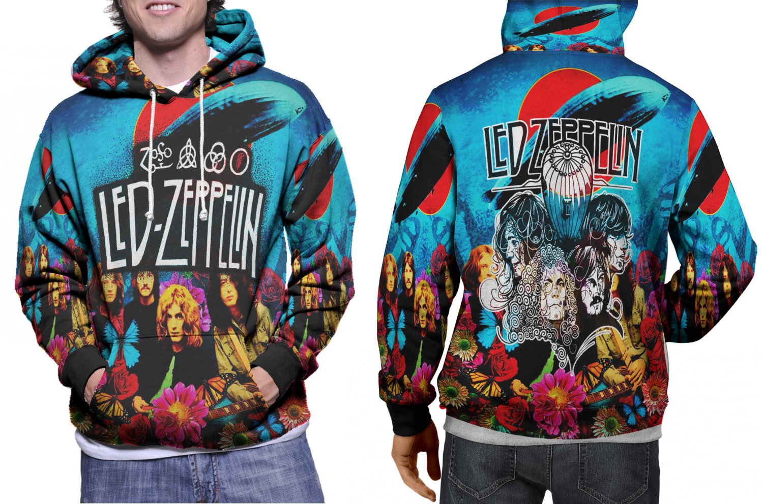 hoodie men's 1zeppelin