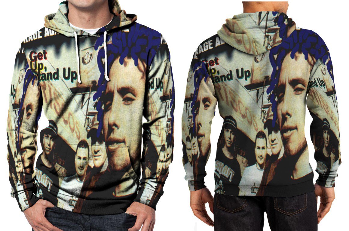 RATM get up stand up Hoodie Men