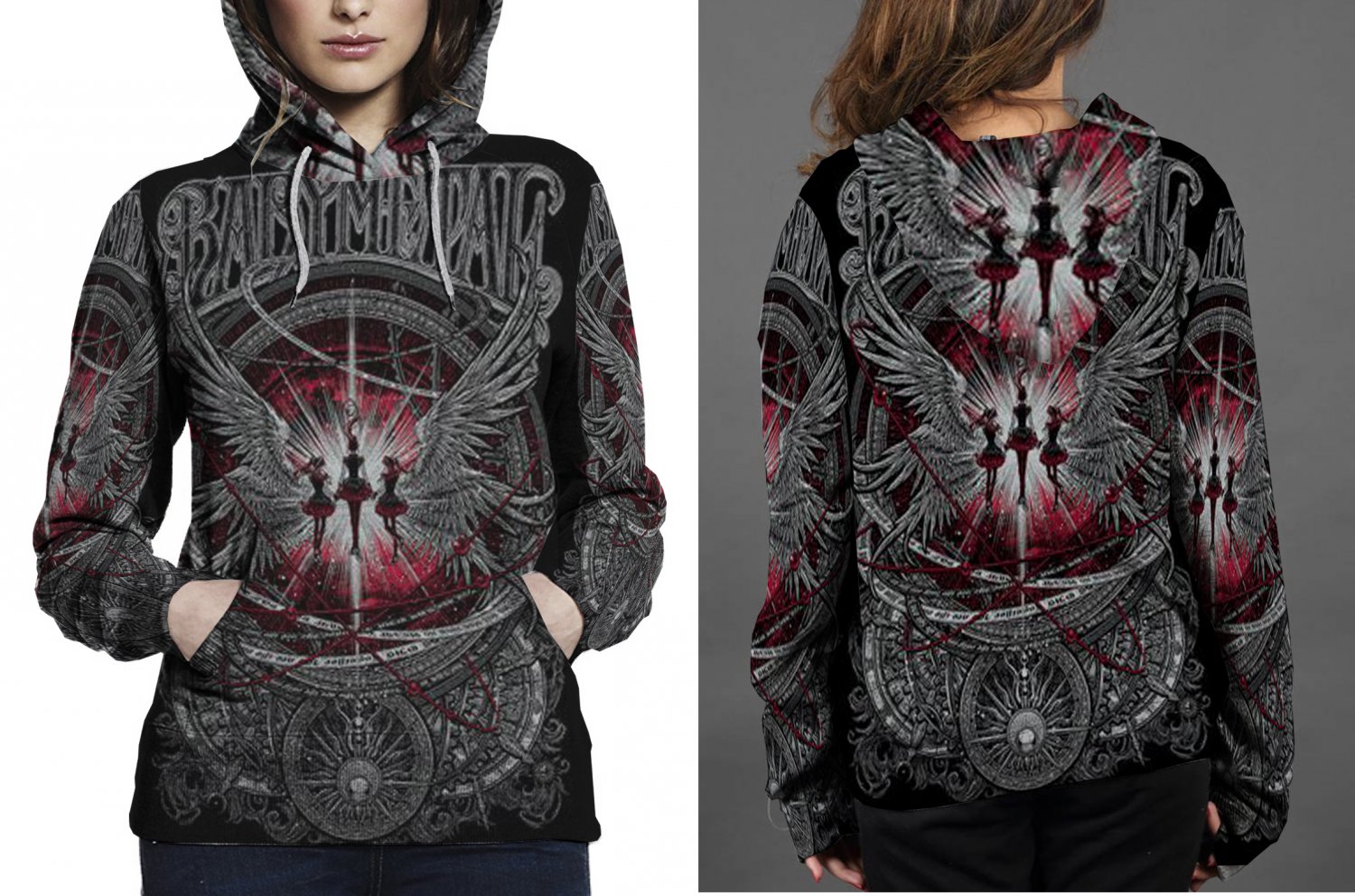 Su Metal Logo Art Hoodie Women's