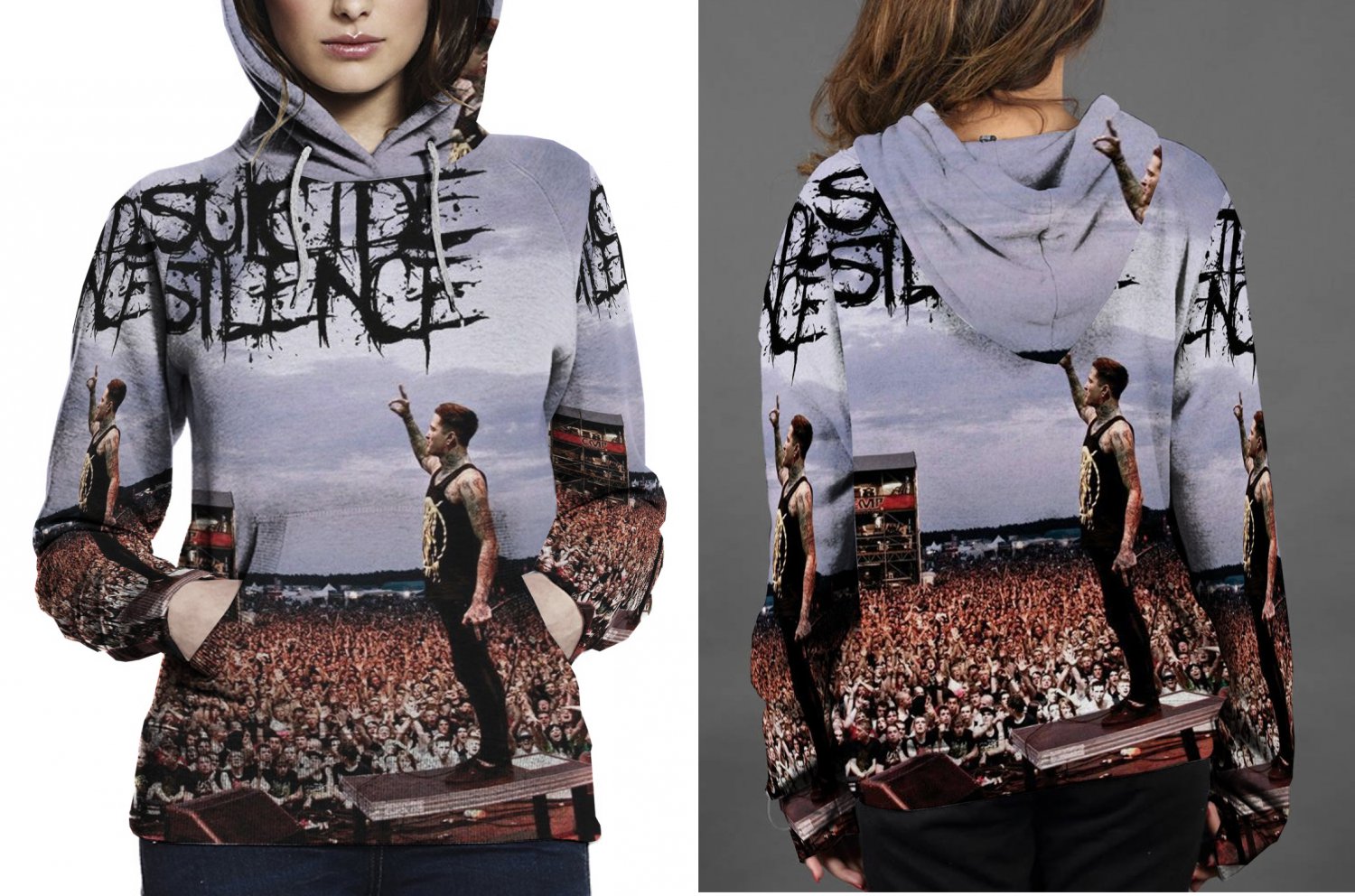 Suicide Silence Hoodie Women's