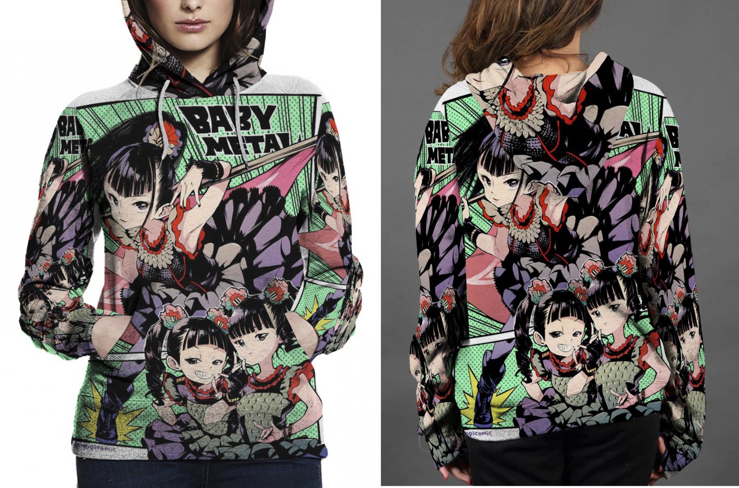 YU metal Hoodie Women's