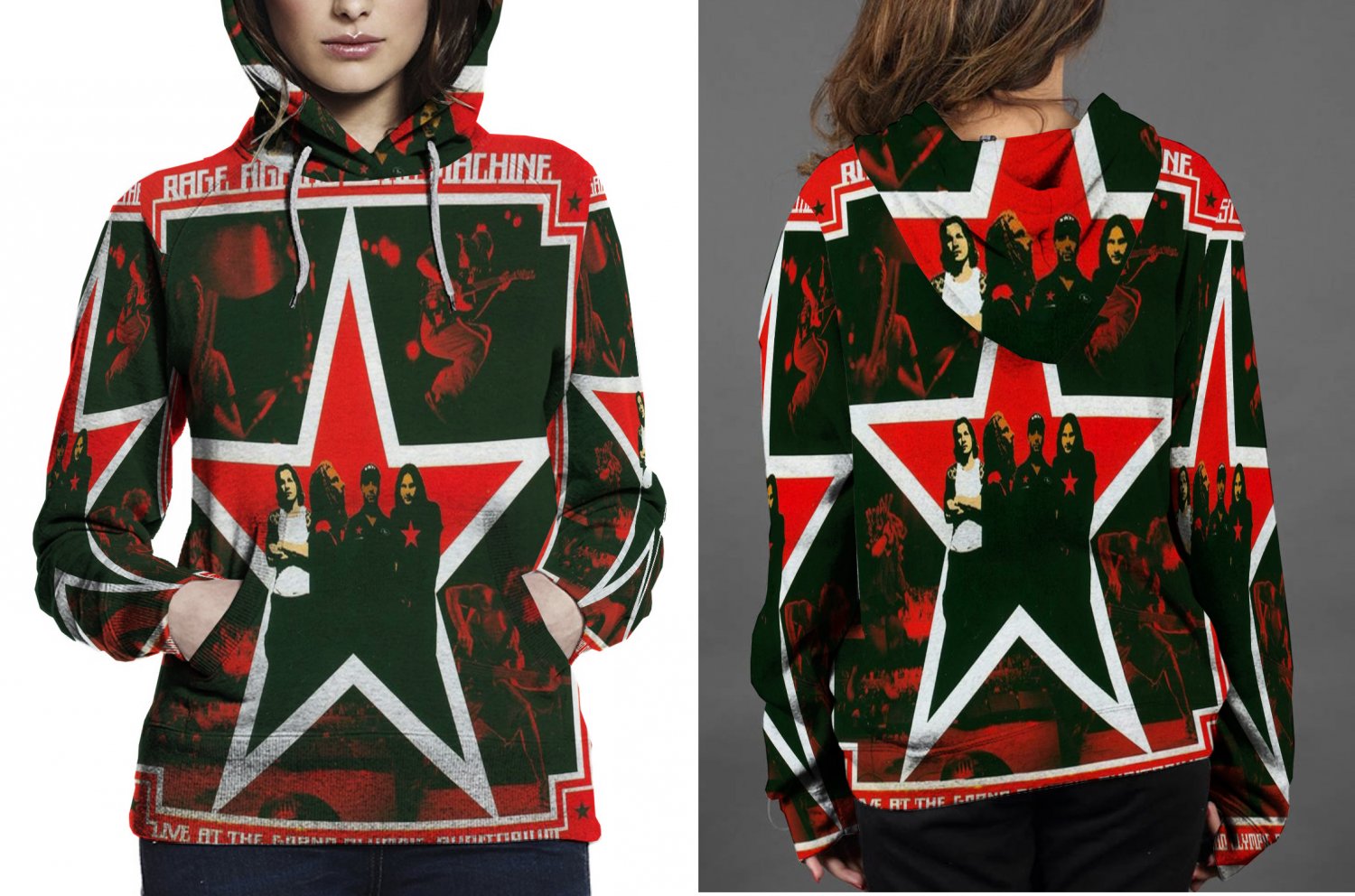 rage against the machine  live at grand olympic Hoodie Women's