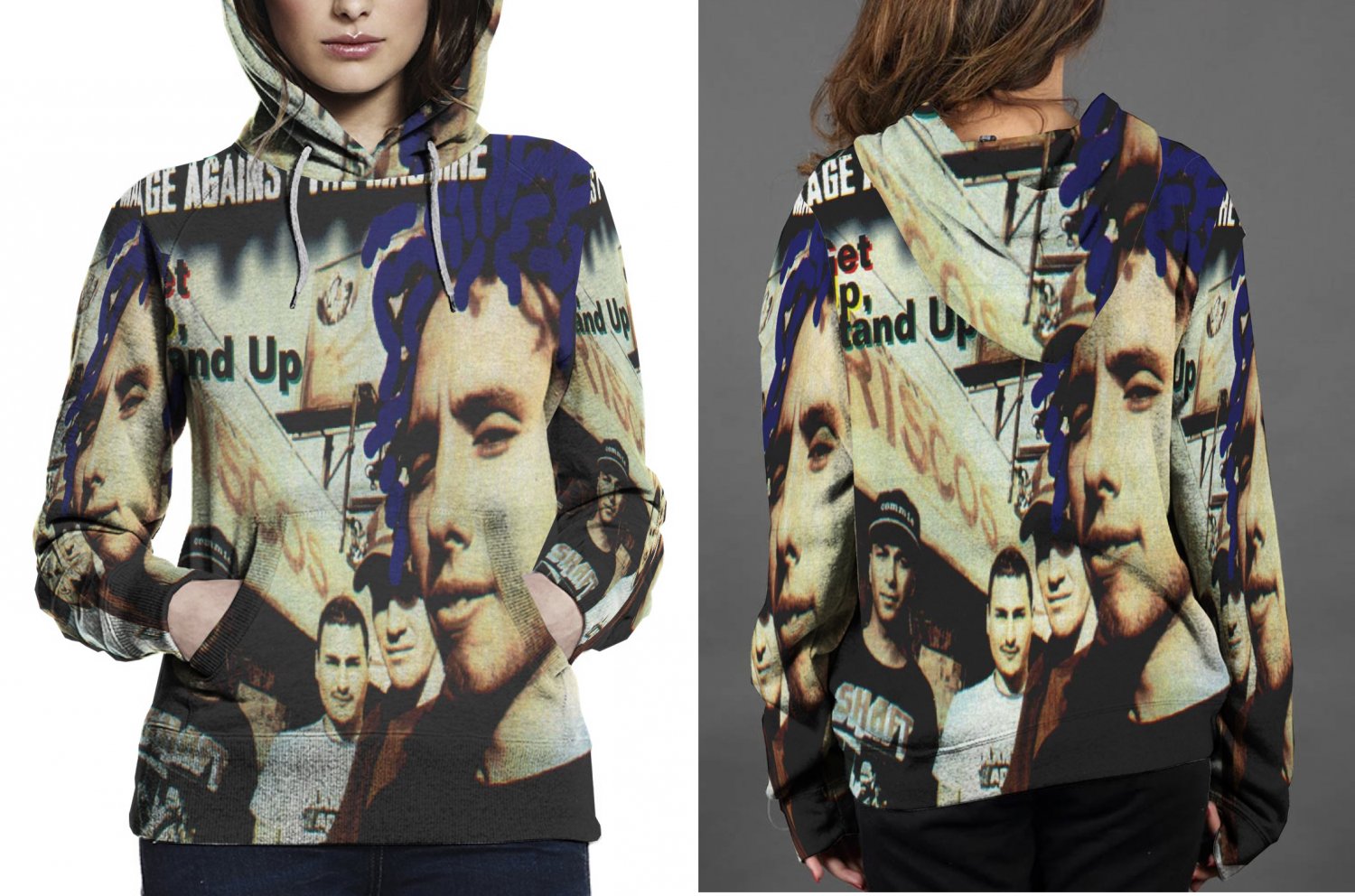 RATM get up stand up Hoodie Women's