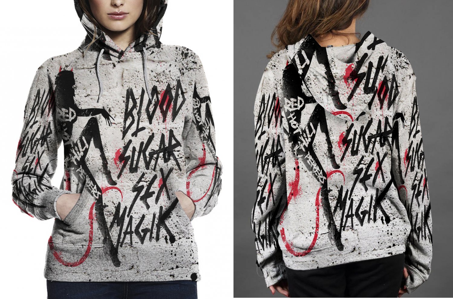 red hot chili pepper album cover Hoodie Women's