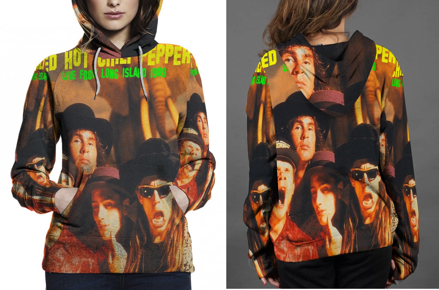 Red Hot Chili Peppers Live From Long Island Hoodie Women's