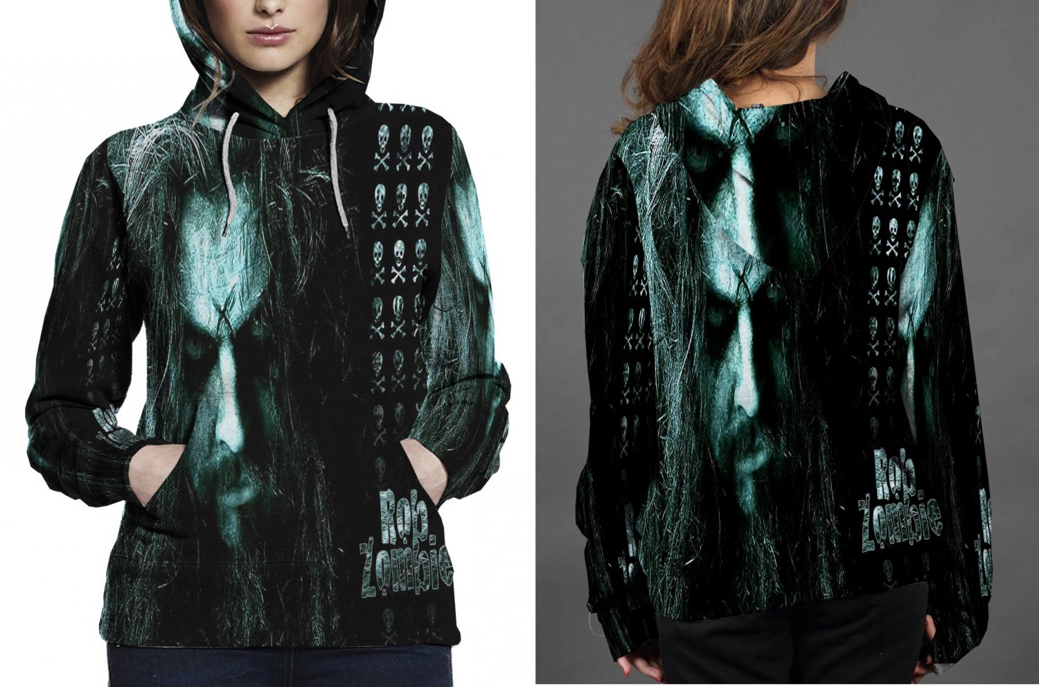 ROB ZOMBIE image Hoodie Women's