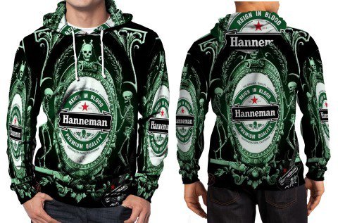 Hanneman Hoodie Fullprint Men