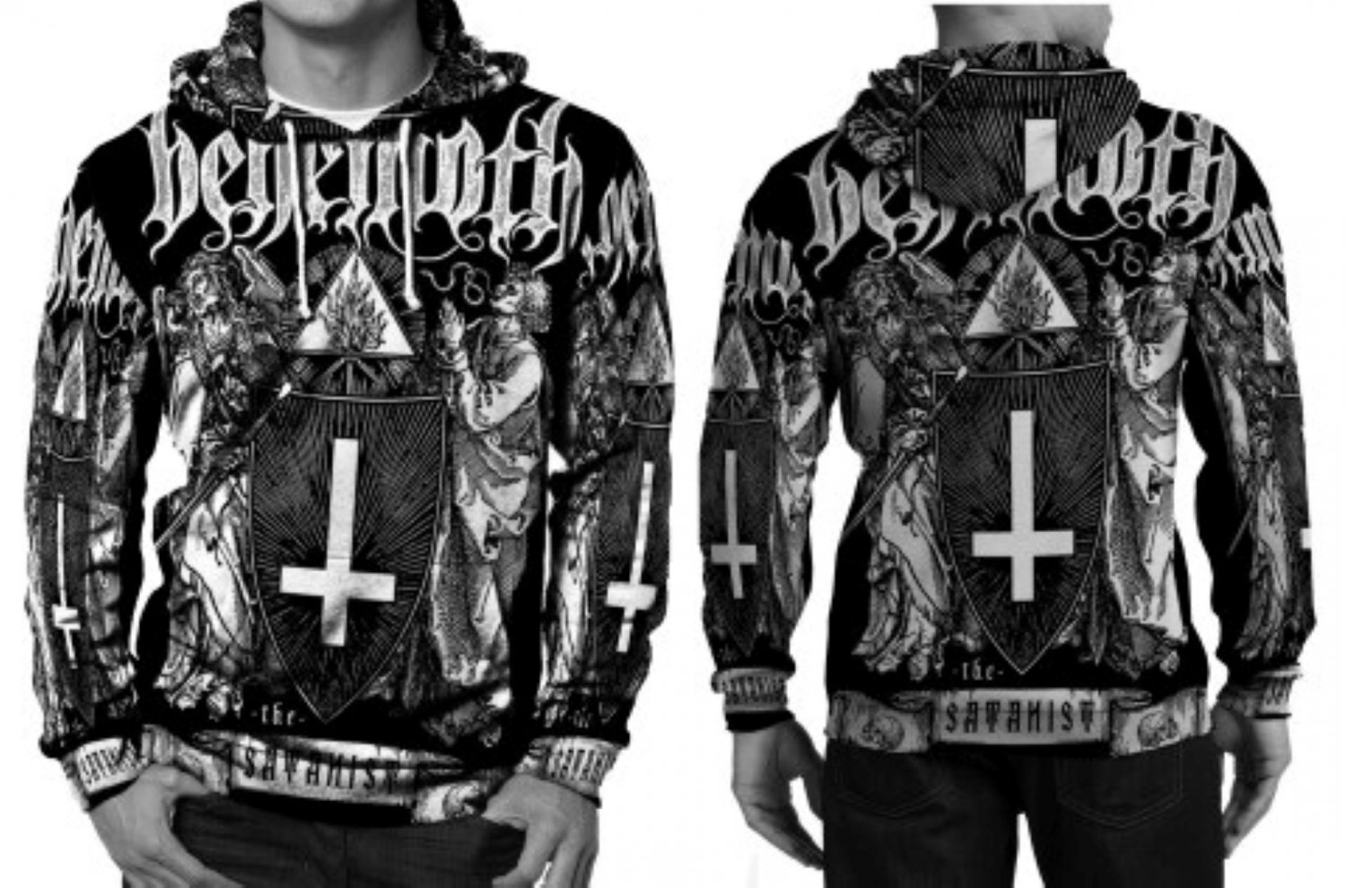 Movie Cartoon Comic  S-3 XL  B4h4mut The Satanis Hoodie Fullprint Men