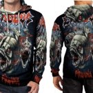 Movie Cartoon Comic  S-3 XL  Exodus Piranha Hoodie Fullprint Men