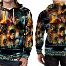 Movie Cartoon Comic  S-3 XL  Turbo Kid Movie Cover Hoodie Fullprint Men -