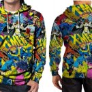 Movie Cartoon Comic  S-3 XL  X-Men Retro 90s Hoodie Fullprint Men