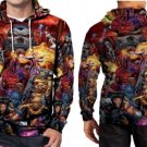 Movie Cartoon Comic  S-3 XL  X-Men Universe Hoodie Fullprint Men