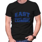 Gildan High Quality Short tee  east great falls lacrosse T shirt Men Black