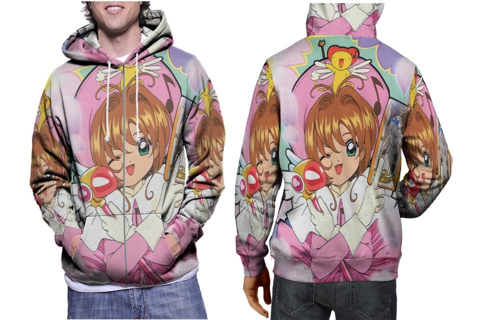 Cardcaptor Sakura Anime 2 3D Printed Hoodie Men Women Pullover S-3XL