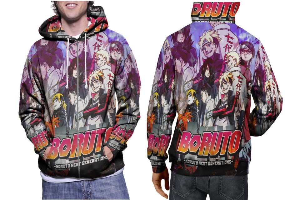 Boruto Anime Naruto Next Gen 4 3D Printed Hoodie Men Women Pullover S-3XL