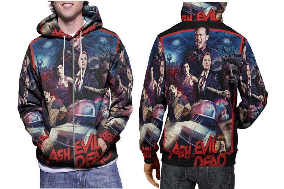 Ash Vs Evil Dead Horror 3D Printed Hoodie Men Women Pullover S-3XL