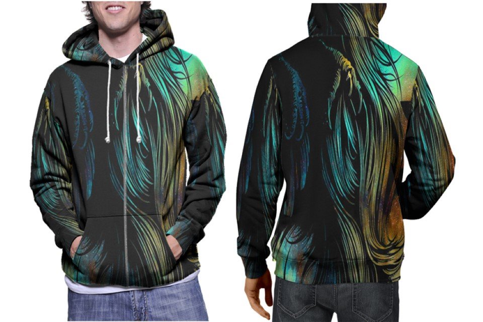 Art Girl Artistic Graphic 3D Printed Hoodie Men Women Pullover S-3XL