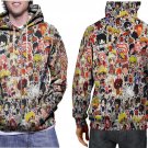 Anime Naruto Stickerbomb Akatsuki 3D Printed Hoodie Men Women Pullover S-3XL