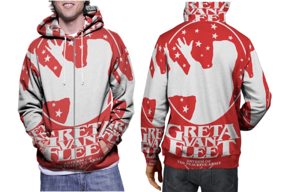 Greta Van Fleet Band Premium Hoodie | Unisex 3D Print Sweatshirt | S-3XL
