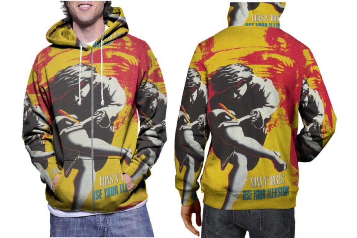 Guns N Roses Use Your Illusion I Premium Hoodie | Unisex 3D Print Sweatshirt | S-3XL