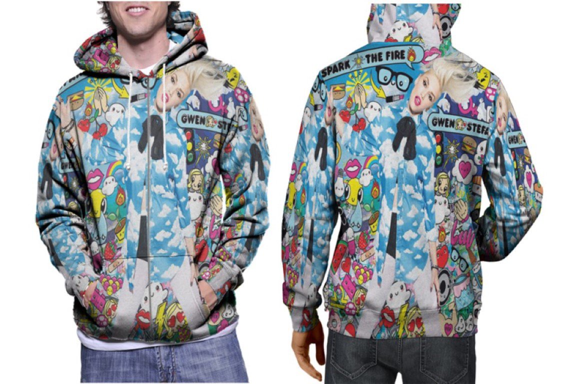 Gwen Stefani No Doubt Premium Hoodie | Unisex 3D Print Sweatshirt | S-3XL