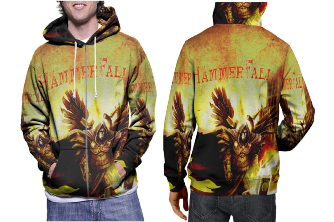 HAMMERFALL No Sacrifice No Victory Premium Hoodie | Unisex 3D Print Sweatshirt | S-3XL