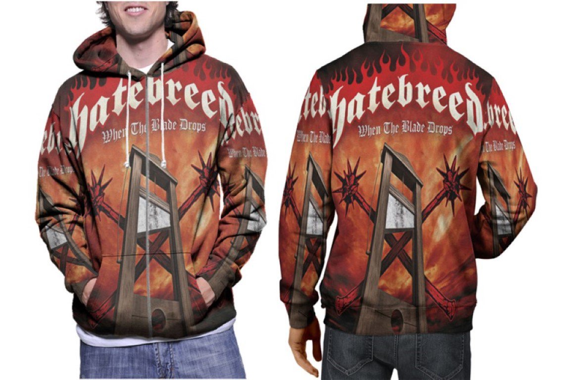 HATEBREED Premium Hoodie | Unisex 3D Print Sweatshirt | S-3XL