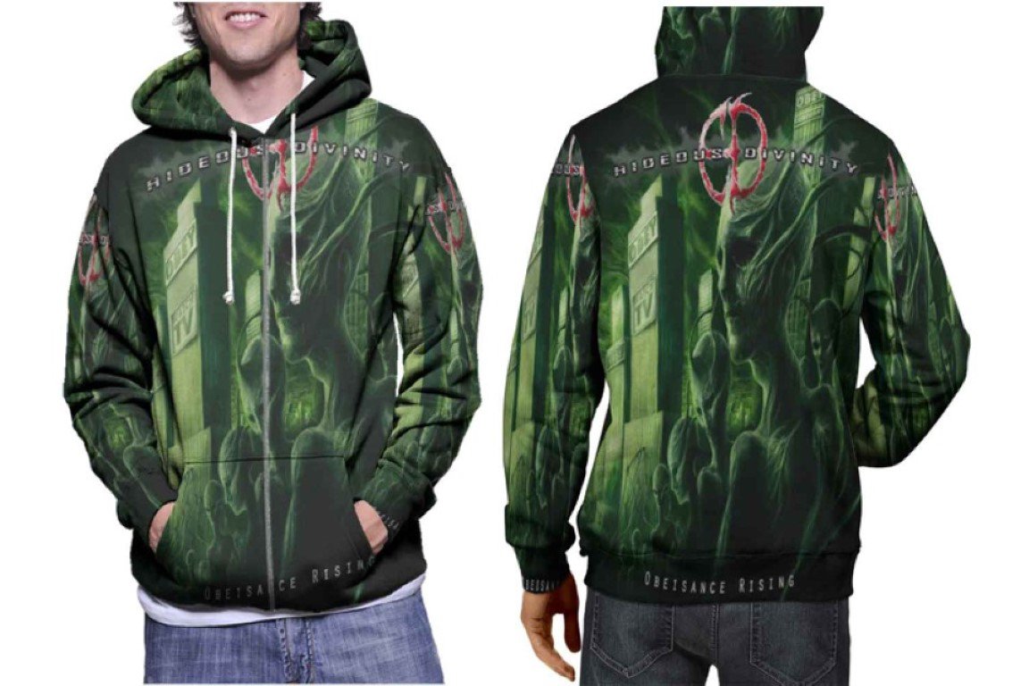 HIDEOUS DIVINITY Premium Hoodie | Unisex 3D Print Sweatshirt | S-3XL