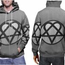HIM Heartagram Premium Hoodie | Unisex 3D Print Sweatshirt | S-3XL