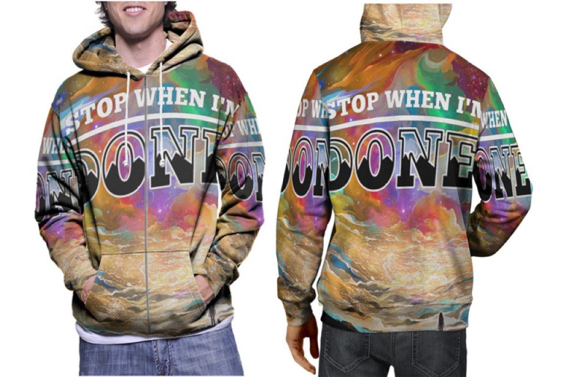 I Stop When Im Done Premium Hoodie | Unisex 3D Print Sweatshirt | S-3XL