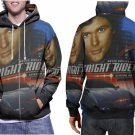 KITT Knight Rider David Hasselhoff - Premium 3D Hoodie | Soft Pullover | Unisex S-3XL