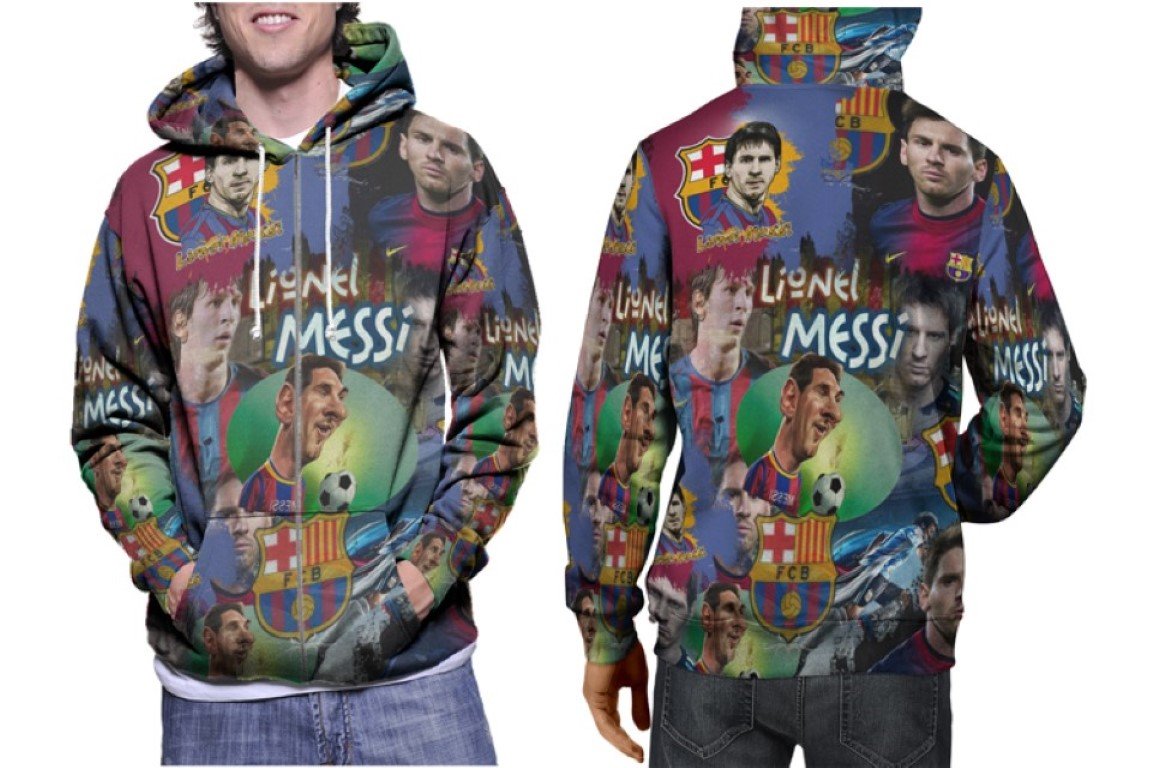 Lionel Messi - Premium 3D Hoodie | Soft Pullover | Unisex S-3XL