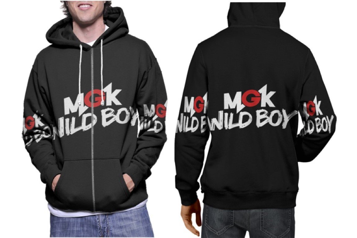 Machine Gun Kelly MGK WILD BOY - Premium 3D Hoodie | Soft Pullover | Unisex S-3XL
